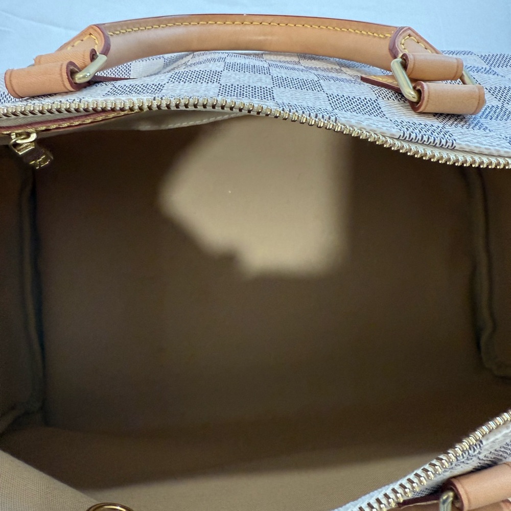 LOUIS VUITTON Damier Azur Bag Speedy 35 Like new! - Picture 6 of 11